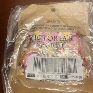 COPY - PINK floral period panty